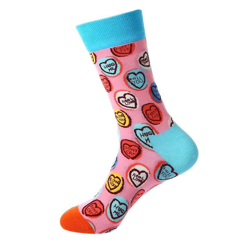 Jacquard hip-hop style street fashion socks