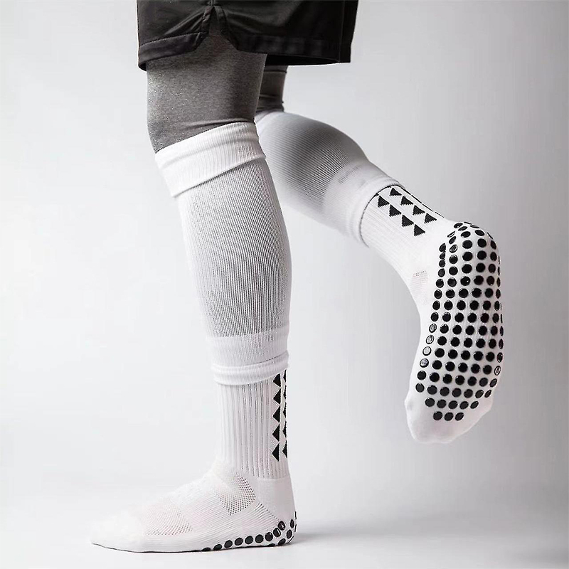 Bright jacquard non-slip bottom football socks