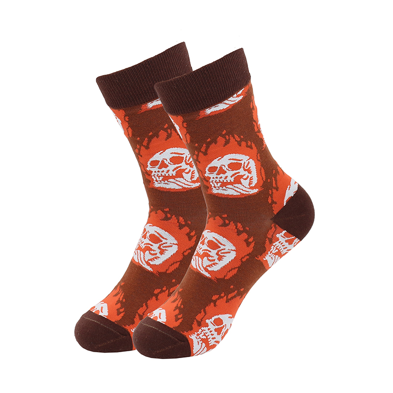 Jacquard women's mid-calf socks