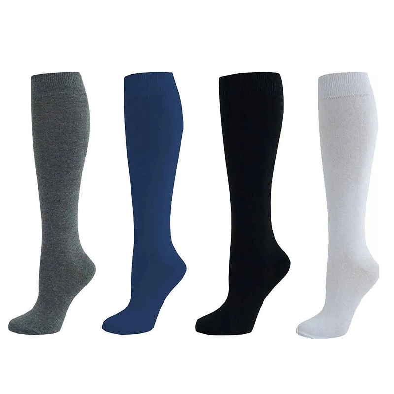 Cotton knee-high student socks