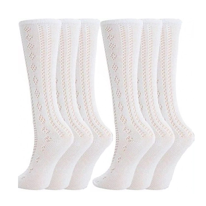 Long hidden flower student socks