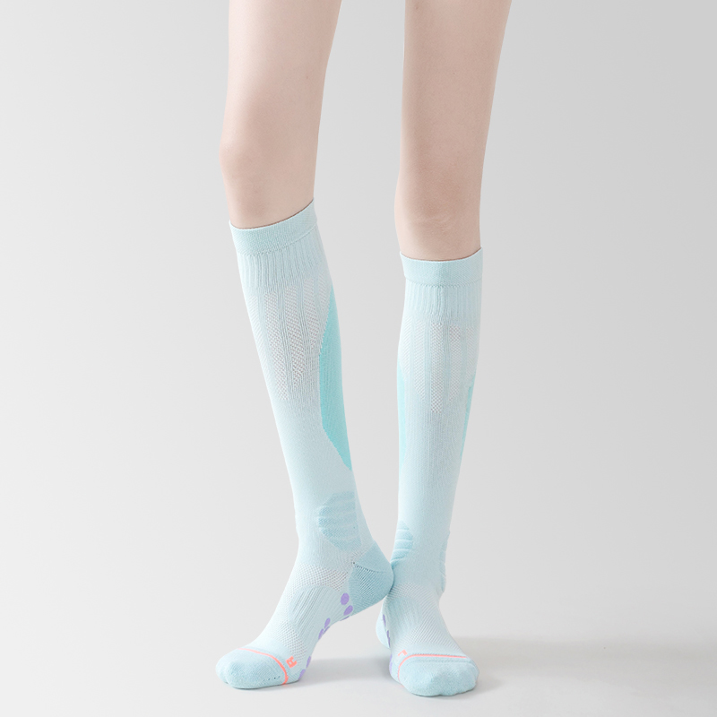 Long nylon terry football socks