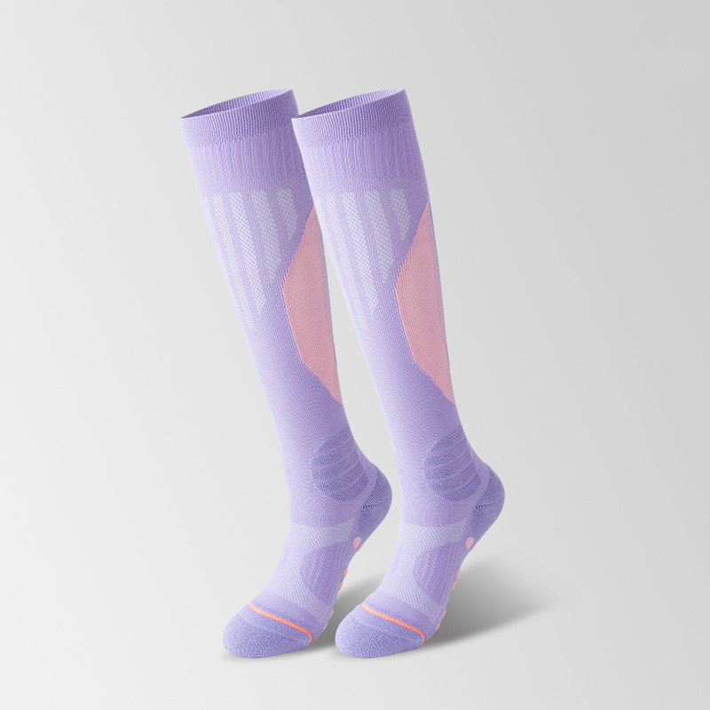 Long nylon terry football socks