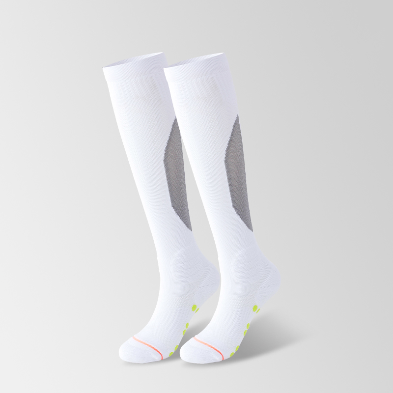 Long nylon terry football socks