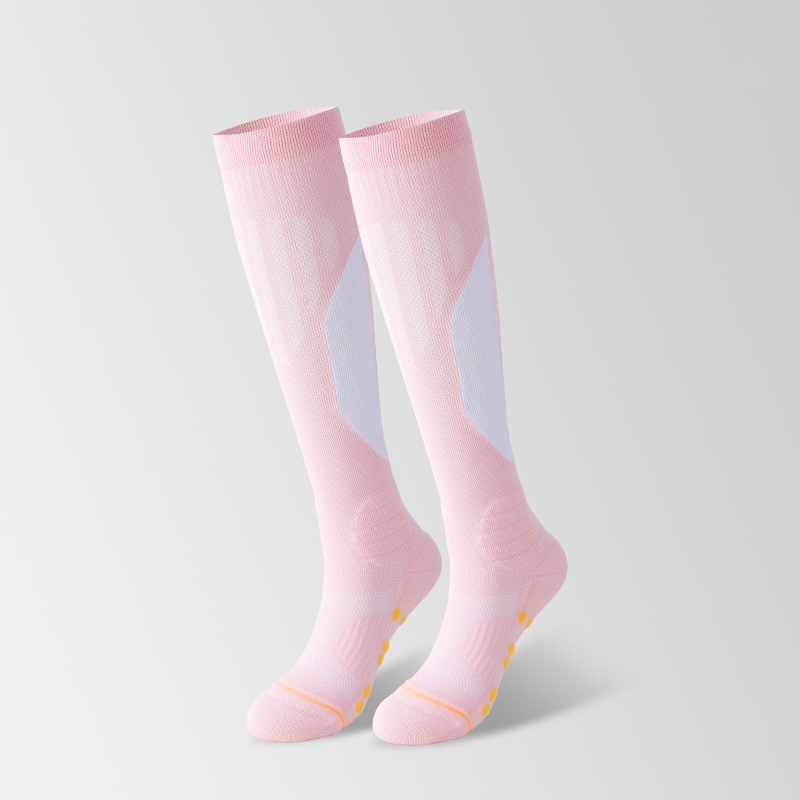 Long nylon terry football socks