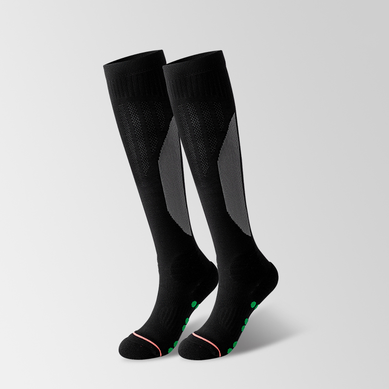 Long nylon terry football socks