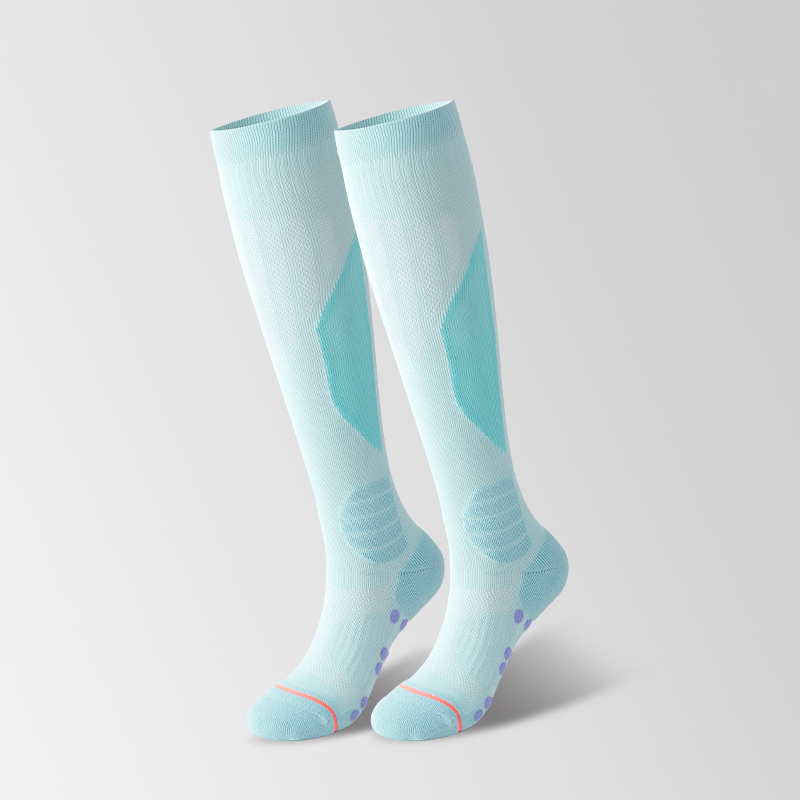 Long nylon terry football socks