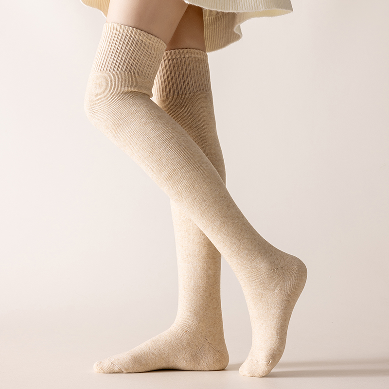 Double-layered warm wool socks