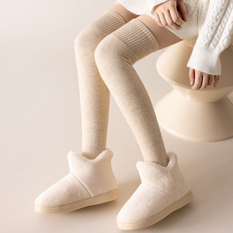 Double-layered warm wool socks