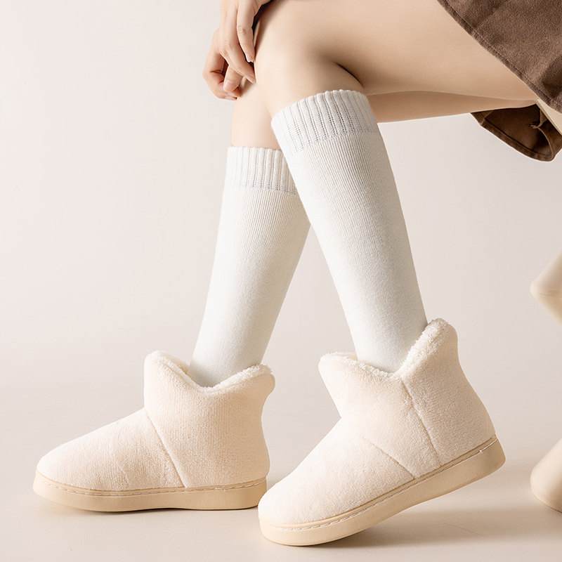 Double-layered warm wool socks