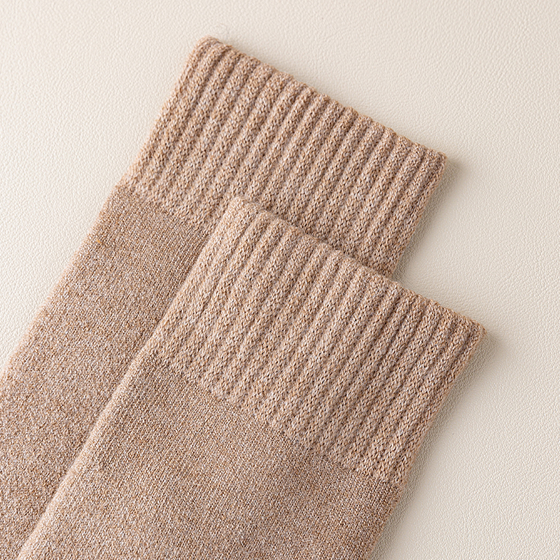 Double-layered warm wool socks