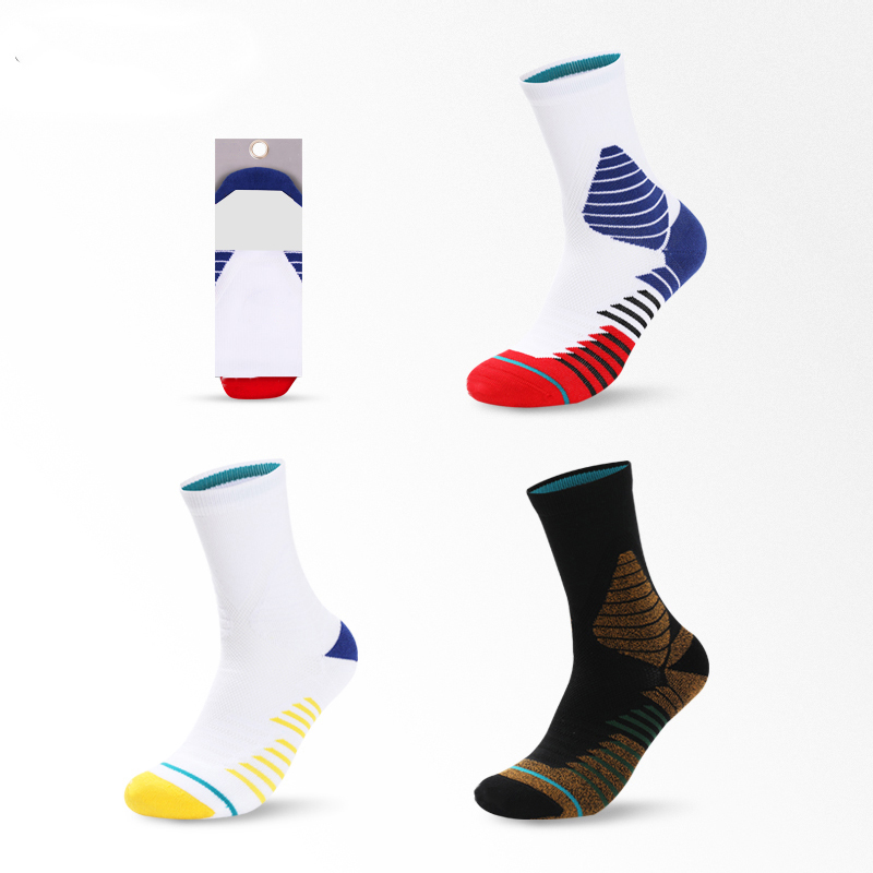 Basketball quick-drying non-slip breathable terry socks