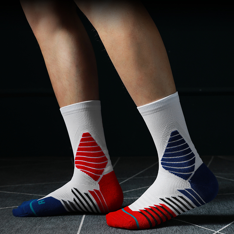 Basketball quick-drying non-slip breathable terry socks