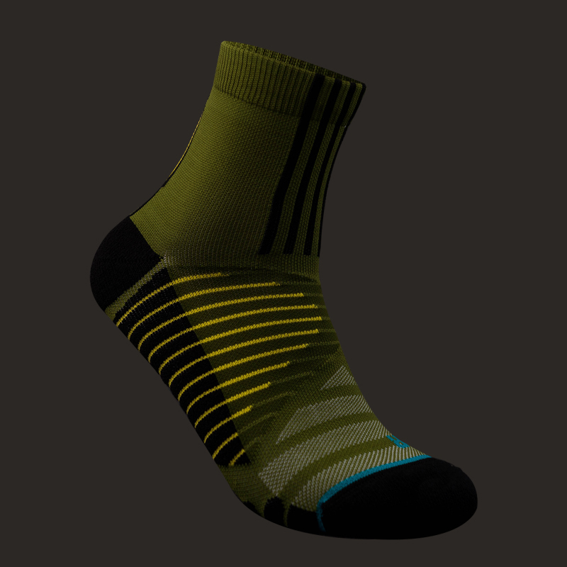 Outdoor running compression terry socks