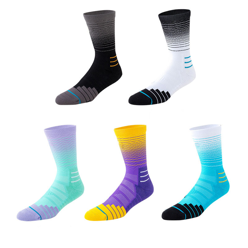 Basketball quick dry nylon terry socks