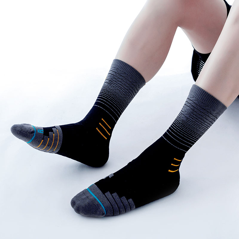 Basketball quick dry nylon terry socks