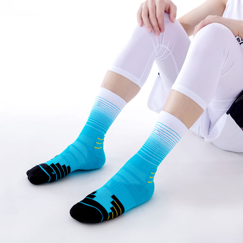 Basketball quick dry nylon terry socks