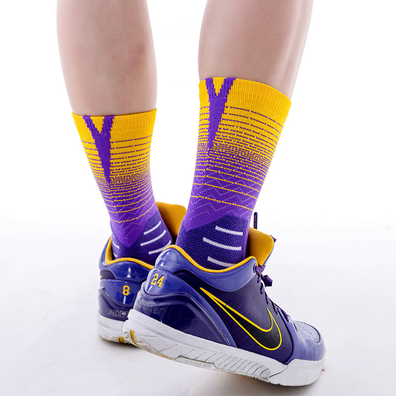 Basketball quick dry nylon terry socks