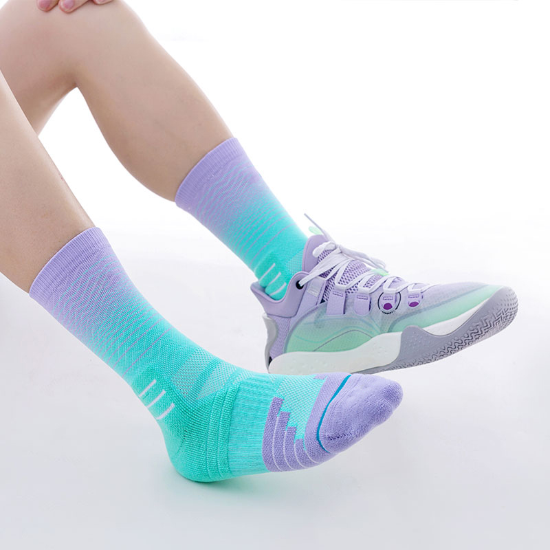 Basketball quick dry nylon terry socks