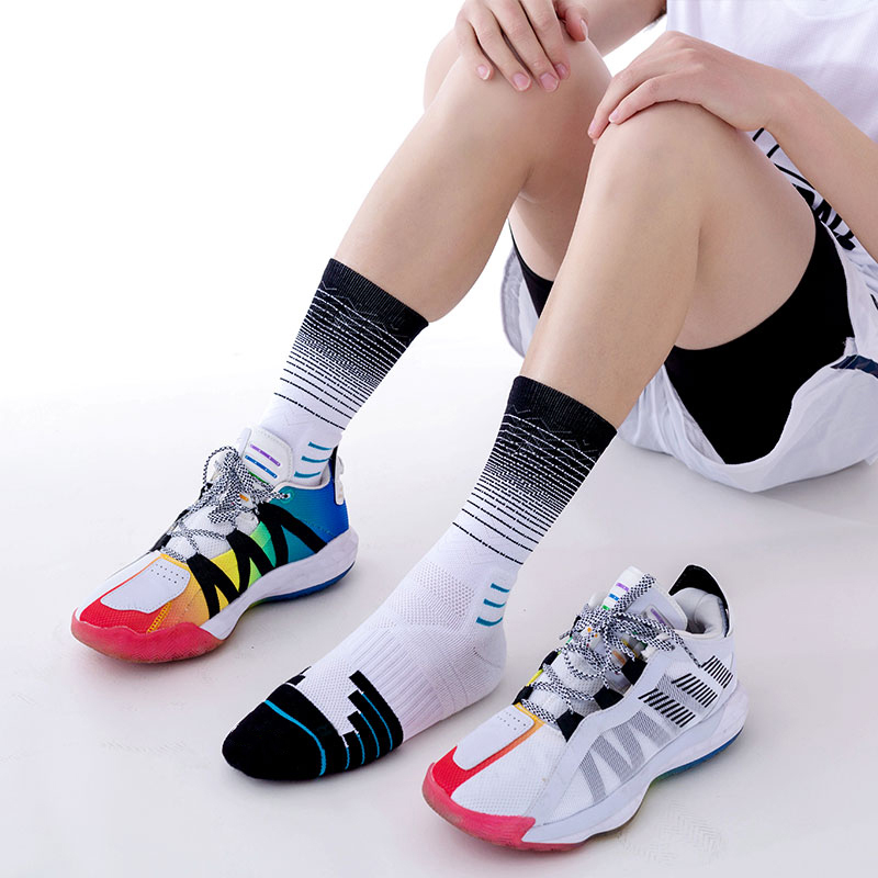 Basketball quick dry nylon terry socks